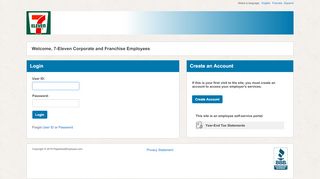 
                            3. 7-Eleven Paperless Employee - Login Page