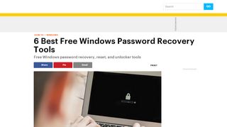 
                            7. 7 Free Windows Password Recovery Tools …