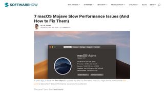 
                            1. 7 macOS Mojave Slow Performance Issues (And How to Fix ...