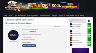 
                            4. 7 Sultans Casino No Deposit Bonus Codes 2019 #1