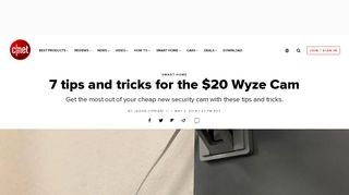 
                            7. 7 tips and tricks for the $20 Wyze Cam - CNET