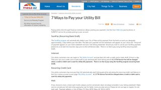 
                            3. 7 Ways to Pay your Utility Bill | City of Mesa