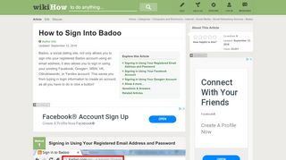 
                            4. 7 Ways to Sign Into Badoo - wikiHow