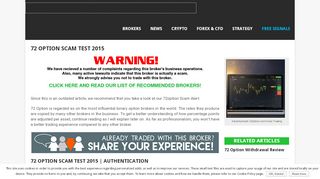 
                            3. 72 Option Scam | You won't believe the results of our tests