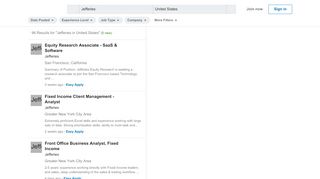 
                            6. 74 Jefferies jobs in United States - LinkedIn