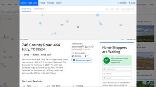 
                            4. 746 County Road 464, Eddy, TX 76524 | Zillow