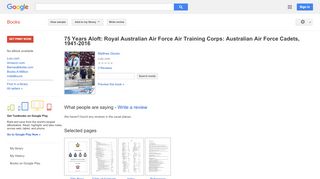 
                            8. 75 Years Aloft: Royal Australian Air Force Air Training Corps: ...
