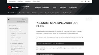 
                            1. 7.6. Understanding Audit Log Files Red Hat Enterprise Linux 6 | Red ...