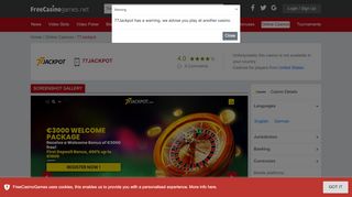 
                            6. 77Jackpot Online Casino Review - Freecasinogames