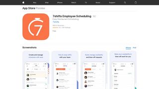 
                            4. ‎7shifts Employee Scheduling on the App Store