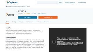 
                            6. 7shifts Reviews and Pricing - 2019 - Capterra