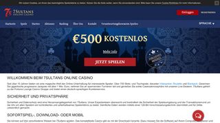 
                            3. 7Sultans Online Casino | Startseite