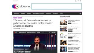 
                            2. 7TV wants all German broadcasters to gather under one ...