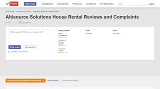 
                            4. 8 Altisource Solutions House Rental Reviews and Complaints ...