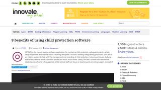 
                            7. 8 benefits of using child protection software - Innovate My School