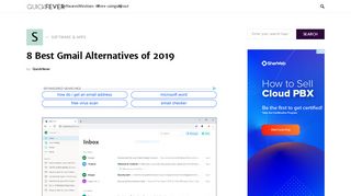 
                            4. 8 Best Gmail Alternatives of 2019 - Quickfever