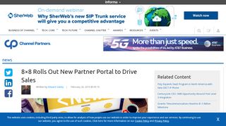 
                            3. 8×8 Rolls Out New Partner Portal to Drive Sales