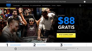 
                            10. 888 Poker: Online Poker | $88 Bonus Ohne Einzahlung