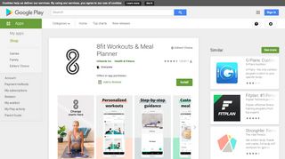 
                            9. 8fit - Fitness y Nutrición - Aplicaciones en Google Play