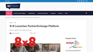
                            5. 8x8 Launches PartnerXchange Platform - UC Today
