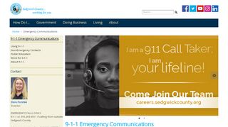 
                            2. 9-1-1 Emergency Communications | Sedgwick County, Kansas