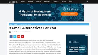 
                            3. 9 Best Gmail Alternatives for You | Beebom