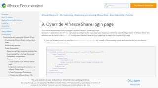 
                            2. 9. Override Alfresco Share login page | Alfresco Documentation