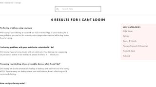 
                            5. 9 Results for i cant login - ASOS | Shop women's fashion & men's ...