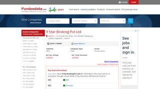 
                            6. 9 Star Broking Pvt Ltd, Jodhpur | Company & Key Contact ...