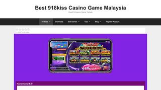 
                            8. 918kiss | Download & Register 918kiss Online Casino Malaysia