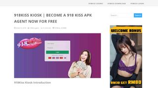 
                            8. 918Kiss Kiosk | Become A 918 Kiss Apk Agent Now For Free