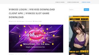 
                            4. 918Kiss Login | 918 Kiss Download Client APK | 918Kiss ...