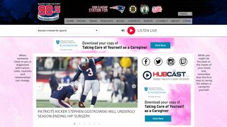 
                            5. 98.5 The Sports Hub - Boston's Home For Sports - The ...