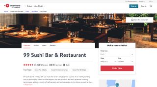 
                            5. 99 Sushi Bar & Restaurant - Abu Dhabi, Abu Dhabi | …