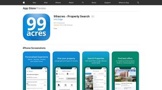 
                            11. ‎99acres - Property Search on the App Store - …