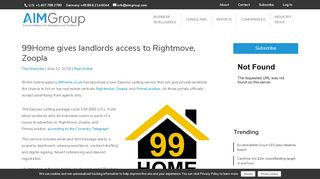 
                            4. 99Home gives landlords access to Rightmove, Zoopla | AIM Group