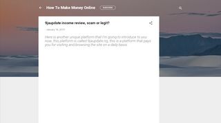 
                            9. 9jaupdate income review, scam or legit? - How To Make Money Online