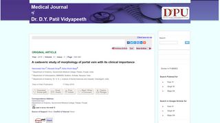 
                            9. A cadaveric study of morphology of portal vein with its clinical ...