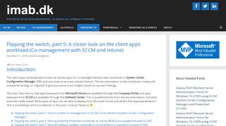 
                            8. A closer look on the client apps workload (Co-management ... - imab.dk