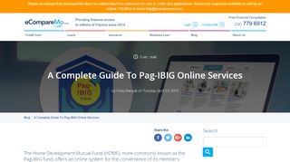 
                            8. A Complete Guide To Pag-IBIG Online Services - eCompareMo