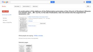 
                            5. A continuation of the defence of the Reformation-principles ...