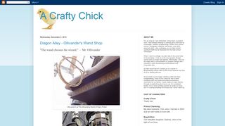 
                            8. A Crafty Chick: Diagon Alley - Ollivander's Wand Shop