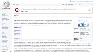 
                            4. A-dec - Wikipedia