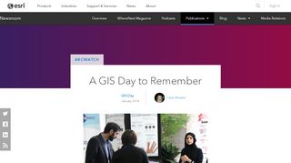 
                            9. A GIS Day to Remember - Esri