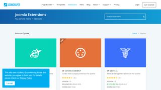 
                            11. A great collection of free joomla extensions - JoomShaper