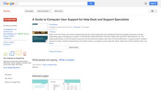 
                            8. A Guide to Computer User Support for Help Desk and Support ...