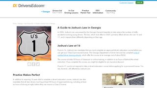 
                            8. A Guide to Joshua's Law in Georgia - DriversEd.com