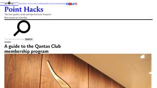 
                            7. A guide to the Qantas Club membership program - Point Hacks