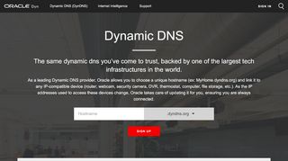 
                            6. A Leading Dynamic DNS Provider | Dyn
