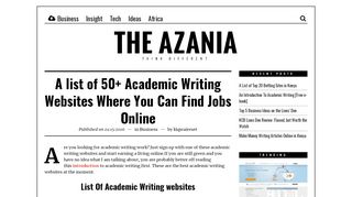 
                            9. A list of 50+ Academic Writing Websites Where You Can Find ...